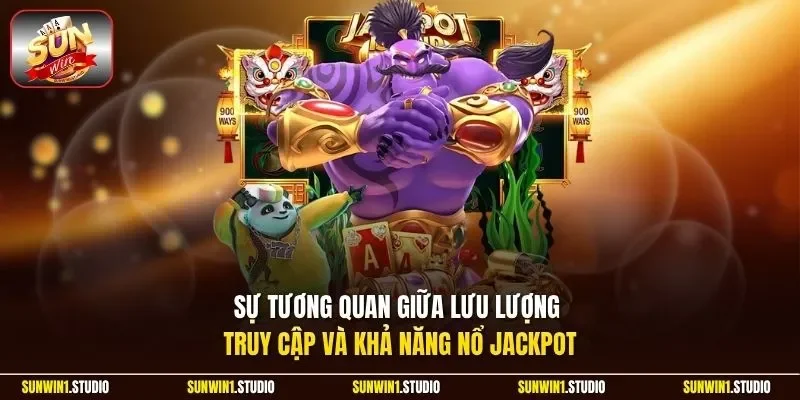 Sự tương quan giữa lưu lượng truy cập và khả năng nổ Jackpot